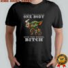Baby Yoda smoking I’m like 12 people packed in one body spin the wheel bitch shirt