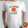 Baltimore Cleveland Sucks helmet shirt