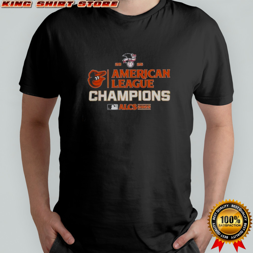 Baltimore Orioles MLB 2025 ALCS American League Champions T-Shirt Baltimore Orioles MLB 2025 ALCS American League Champions T-Shirt