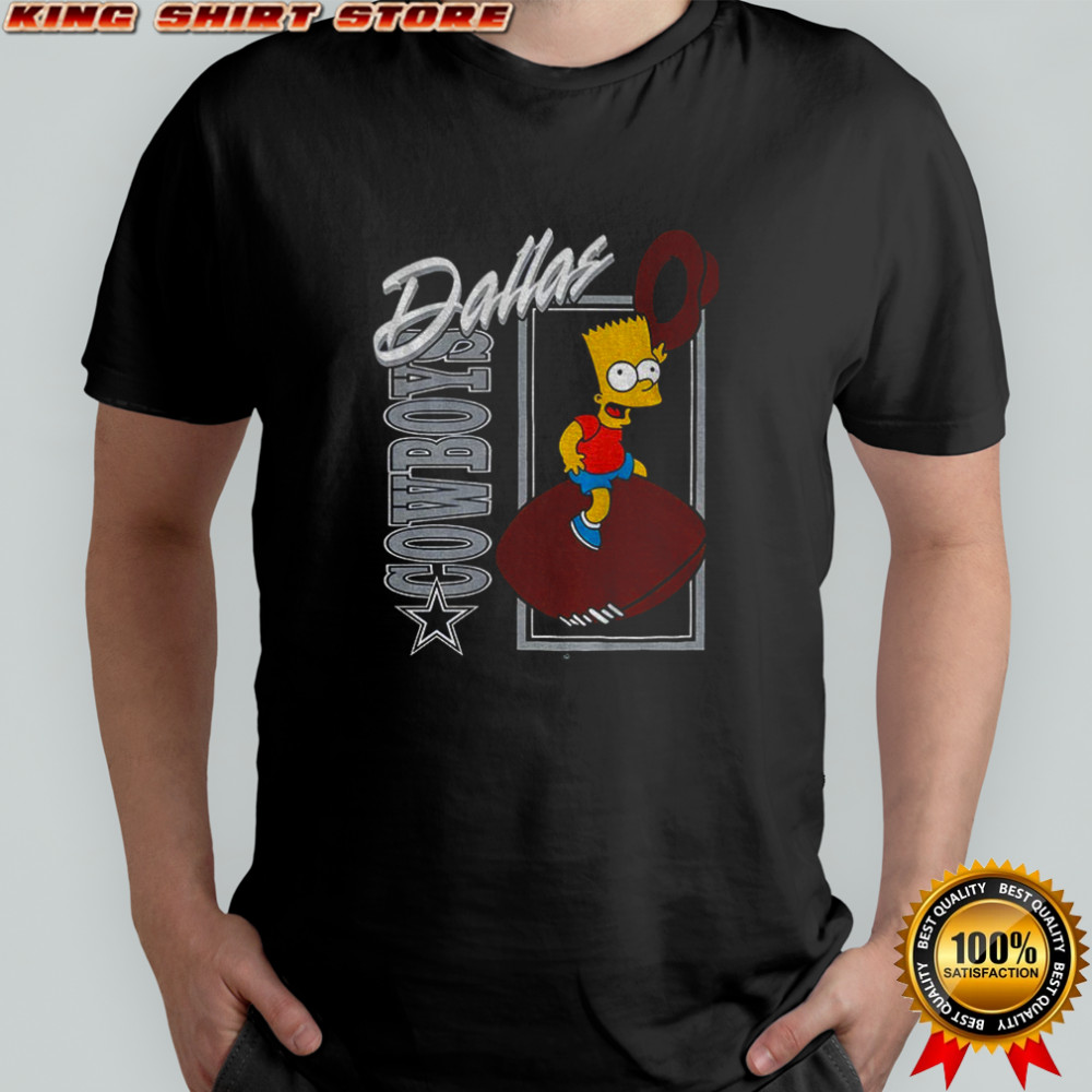 Bart x Dallas Cowboys Football NFL 2025 cartoon shirt