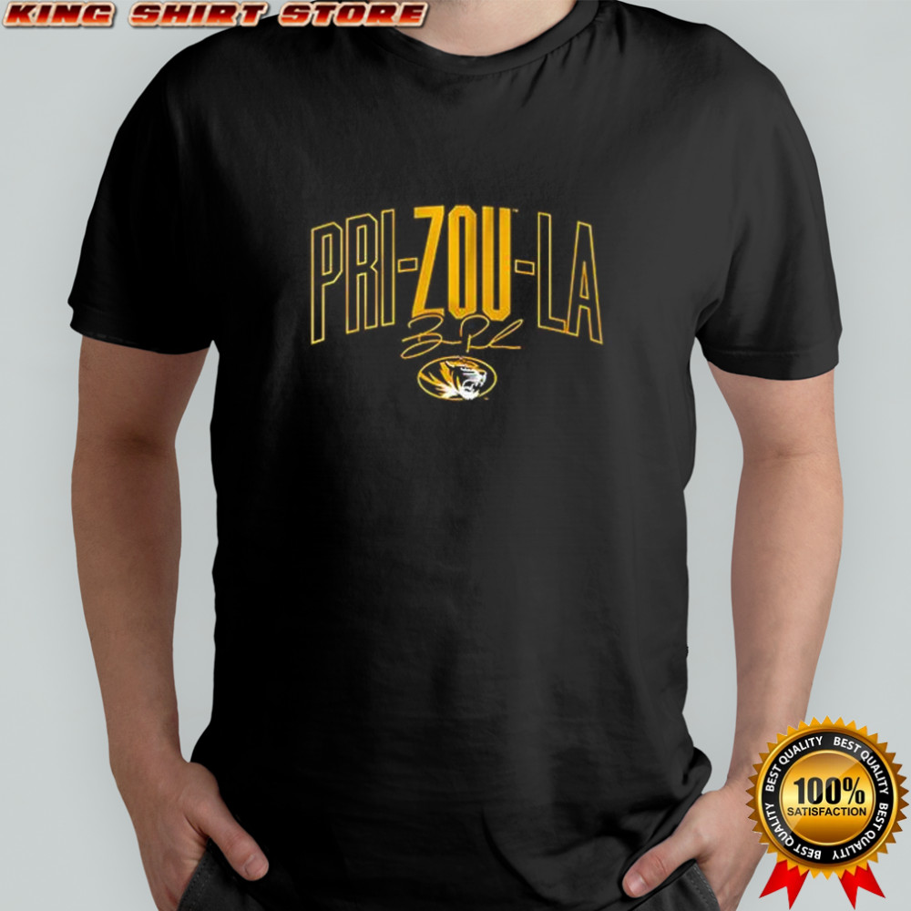 Beau Pribula Pri-zou-la Missouri Tigers shirt