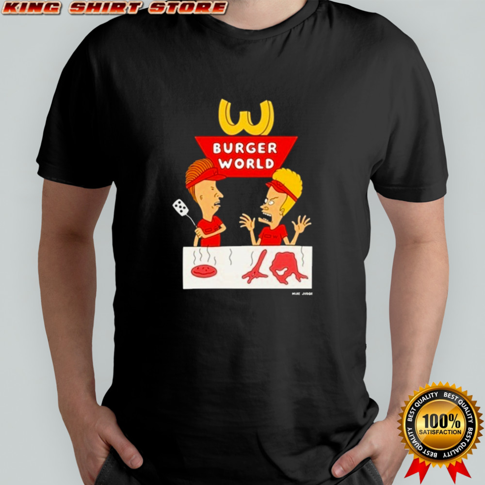 Beavis And Butt Head Burger World Cartoon T-shirt