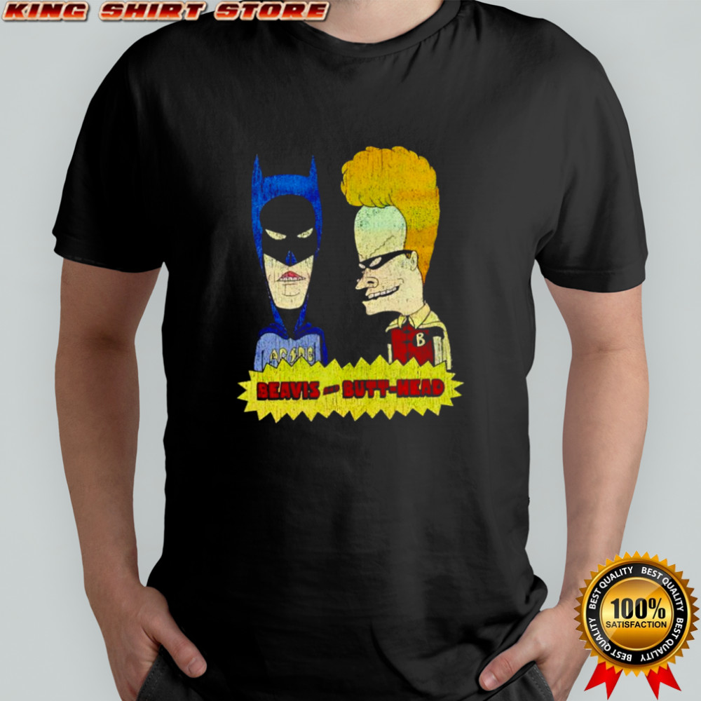 Beavis and Butthead Batman and Robin shirt