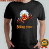 Beware Tonight Fiery Pumpkin Monster Halloween 2025 shirt