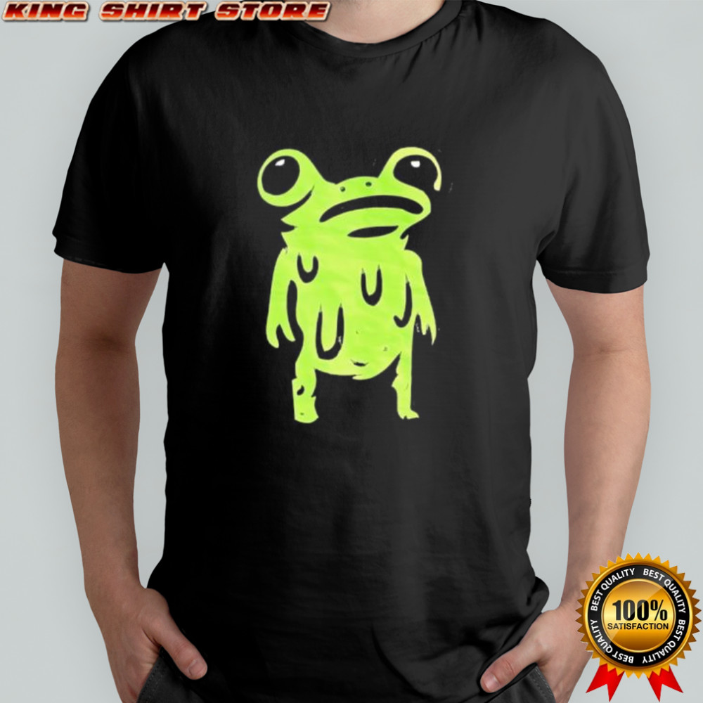 Big Eye Frog Green Slime Happy Face shirt
