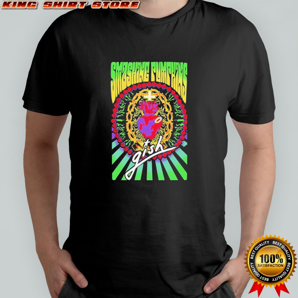 Billy Corgan Smashing Pumpkins Gish Sacred Heart T-shirt