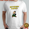 Bitcoin money office vintage funny graphic shirt