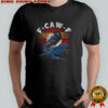 Black crow moonlit raven F-Caw-F Halloween vintage shirt