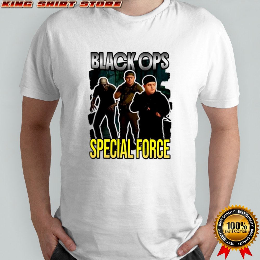 Black Ops special force Down syndrome parody shirt