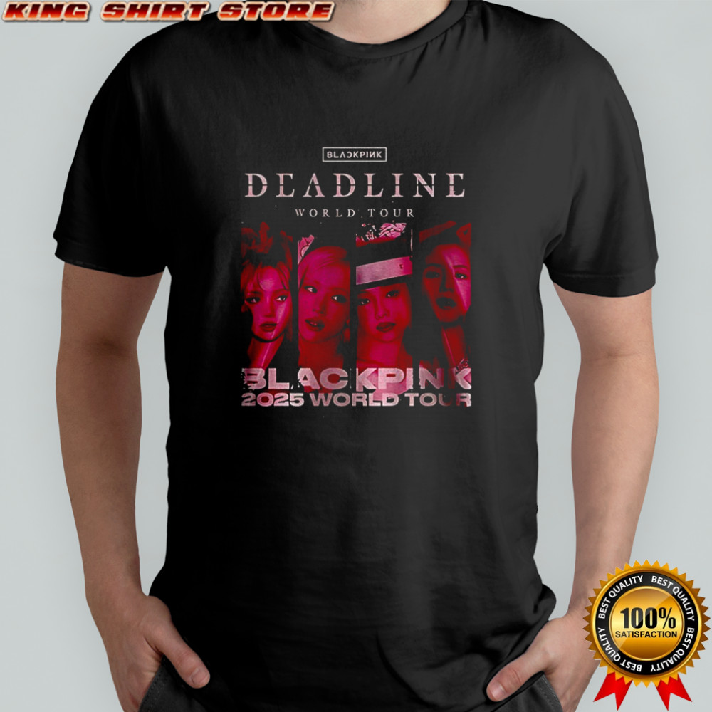 Blackpink DeadLine World Tour 2025 shirt