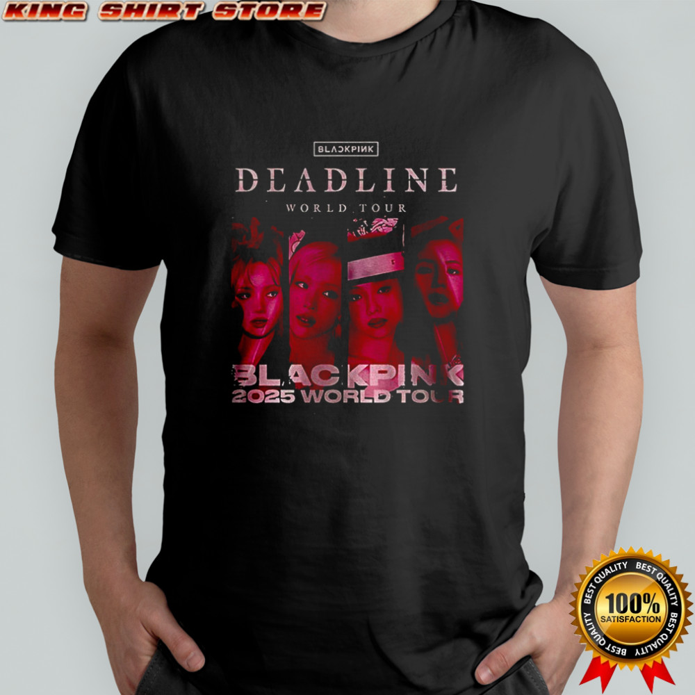 Blackpink DeadLine World Tour 2025 shirt