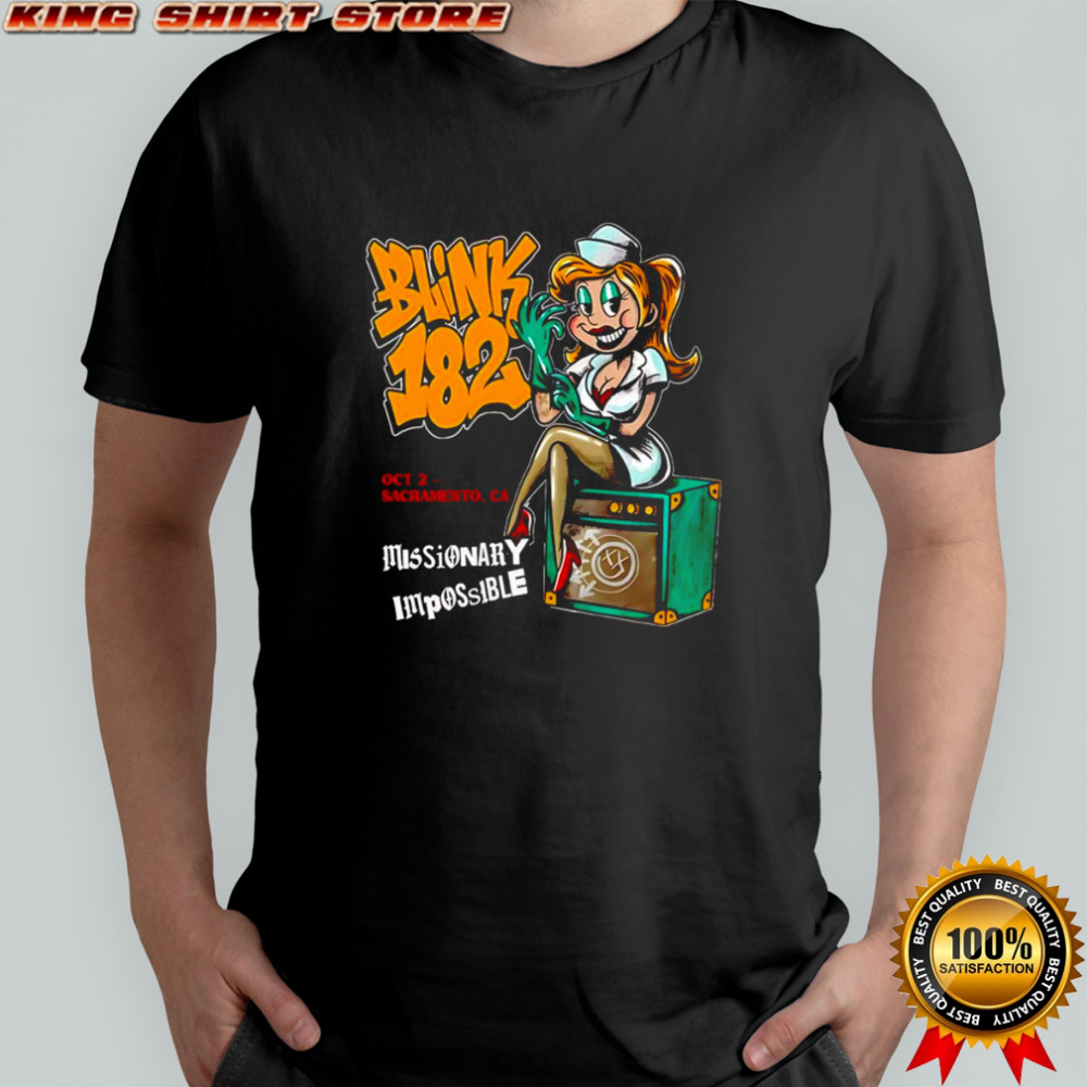 Blink 182 Aftershock Festival in Sacramento CA Oct 2 2025 shirt