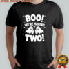 Boo we’re Having Two Ghost Twins Halloween Reveal shirt