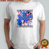 Boone checkered stars USA flag shirt
