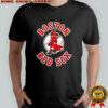 Boston Red Sox Baseball Funny Mascot Sock With Bat shirt