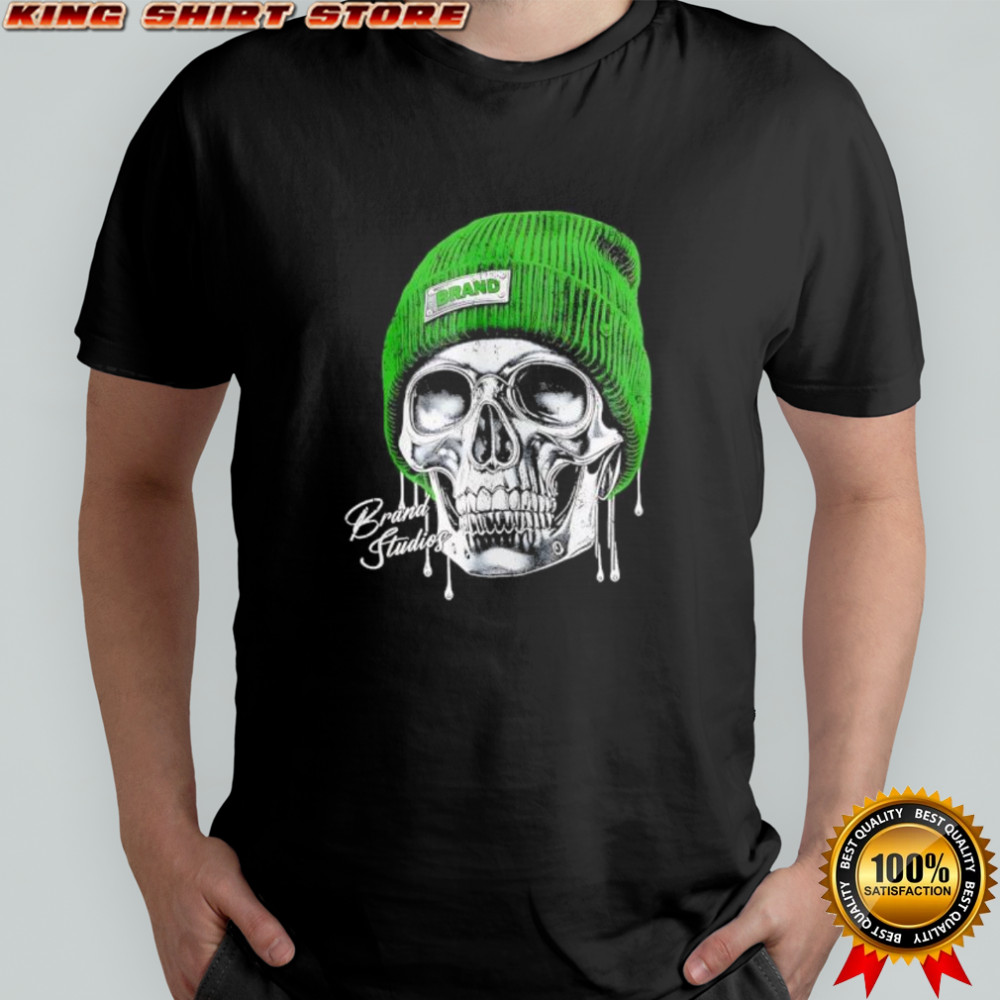 Brand Studios Skull Wearing Beanie Streetwear shirt