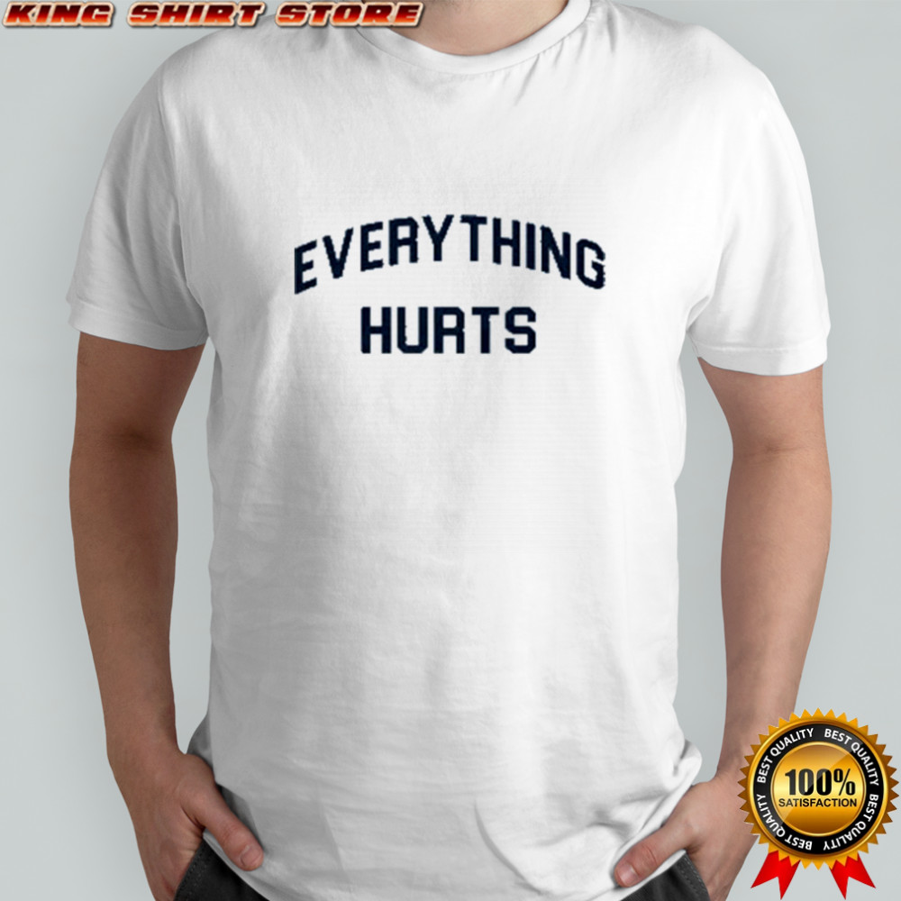 Brett Favre Wearing Everything Hurts T-Shirt