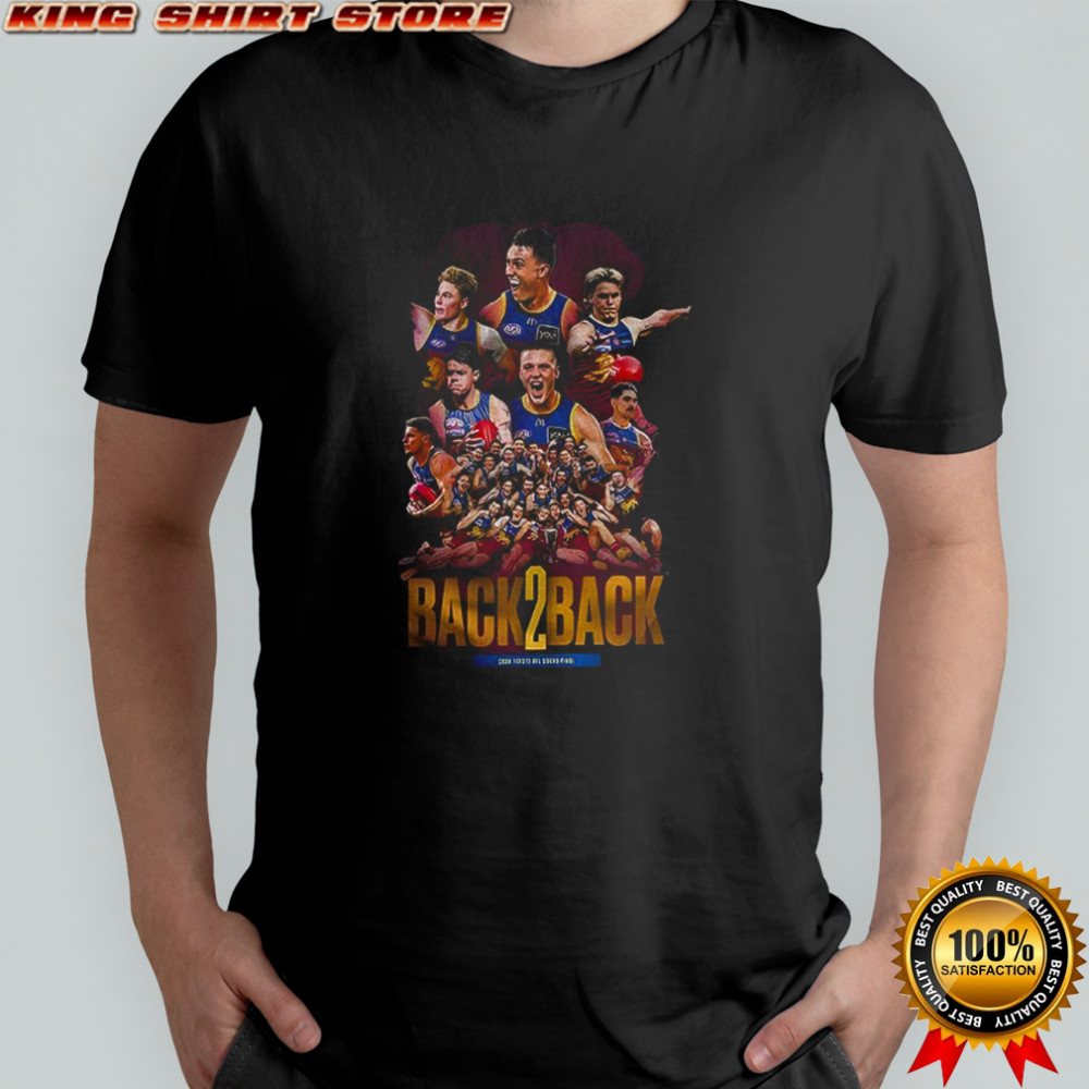 Brisbane Lions Football Back To Back 2025 Premiers AFL shirt