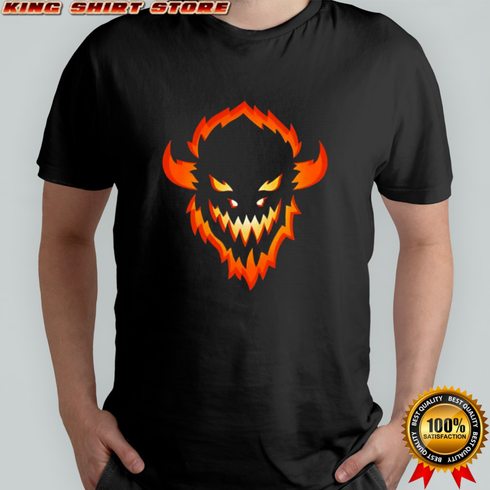 Buffalo Bills Big Head fiery shirt
