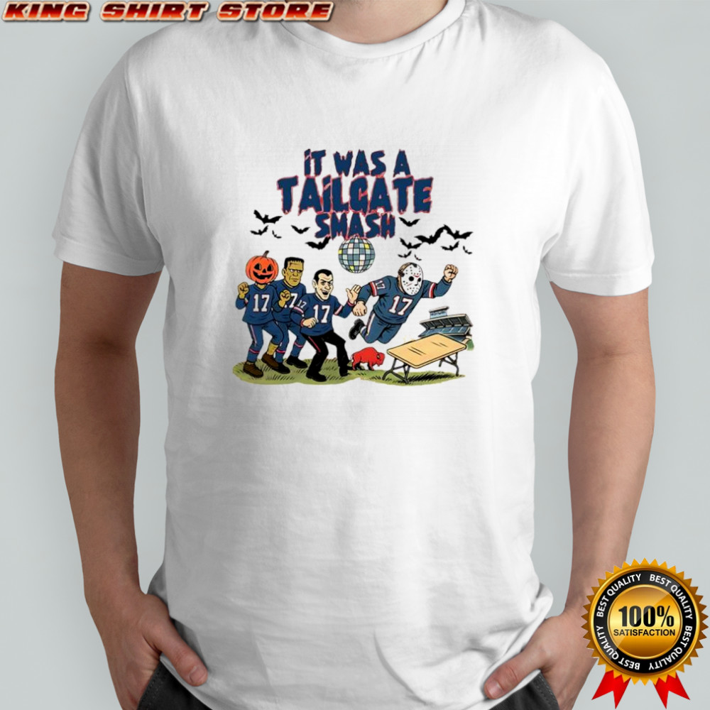Buffalo Bills football it was a tailgate smash Halloweens characters shirt