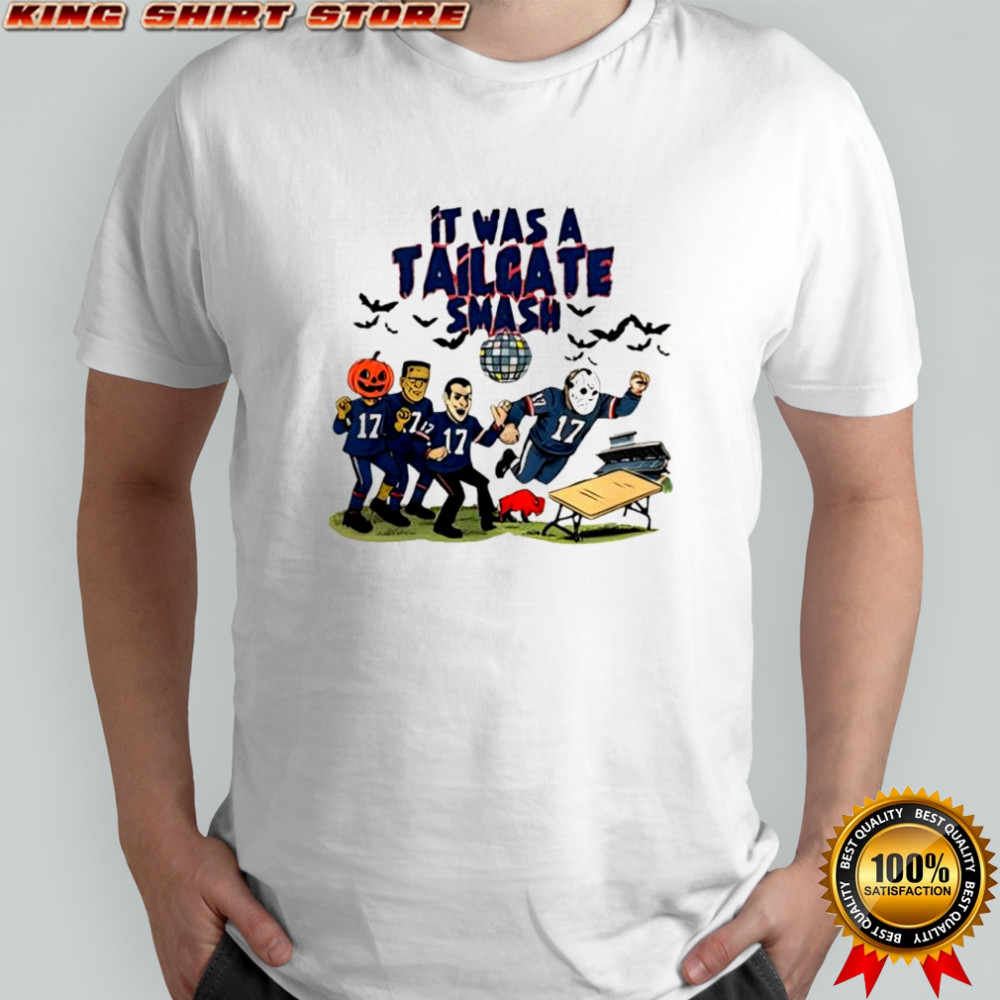 Buffalo Bills football it was a tailgate smash Halloweens characters shirt