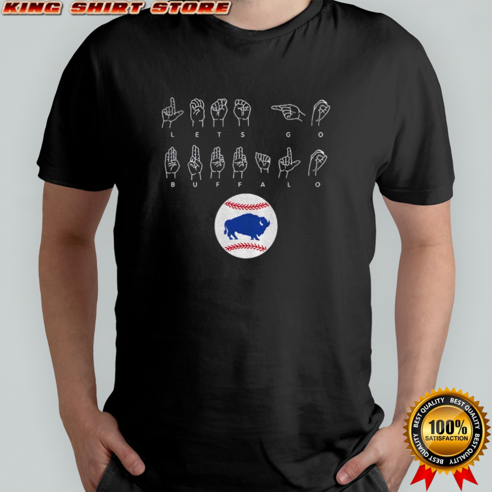 Buffalo Bills Football NFL bisons let’s go Buffalo asl language shirt