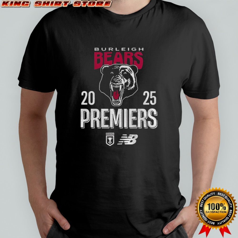Burleigh Bears Football Hostplus Cup Premiers 2025 logo shirt