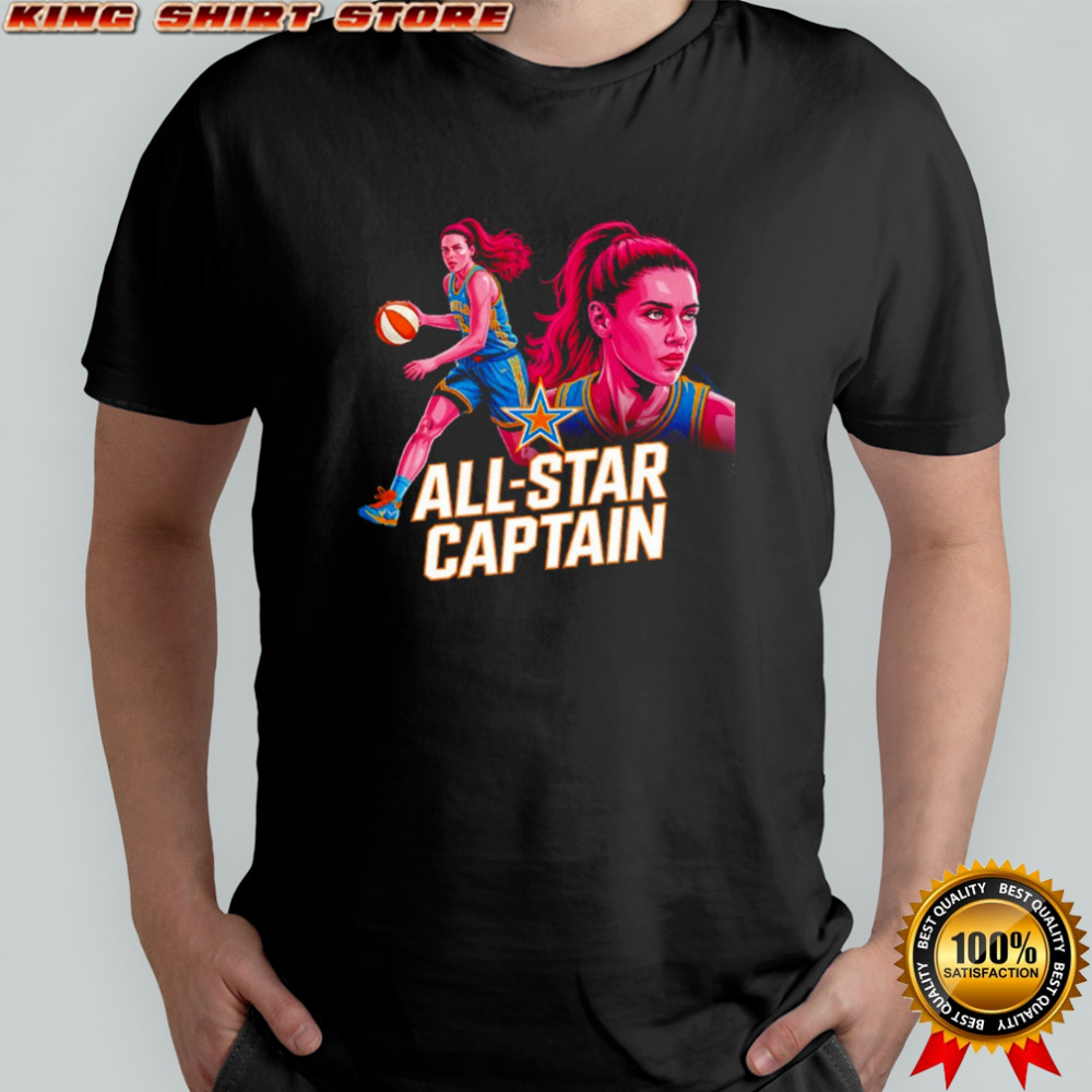 Caitlin Clark WNBA All Star 2025 Captain shirt