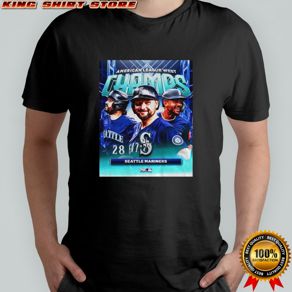 Cal Raleigh Eugenio Suárez Seattle Mariners MLB Baseball American League West 2025 poster shirt