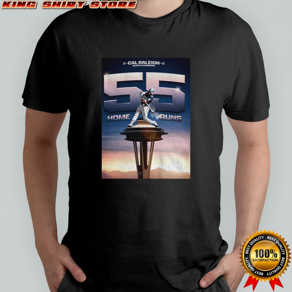 Cal Raleigh Seattle Mariners Baseball MLB 55 Home Runs shirt