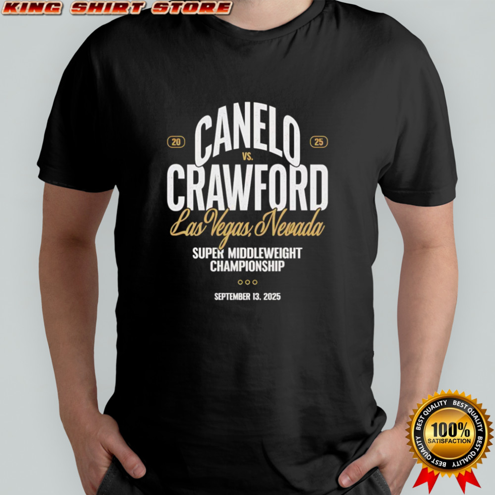 Canelo vs Crawford Super Middleweight Championship shirt