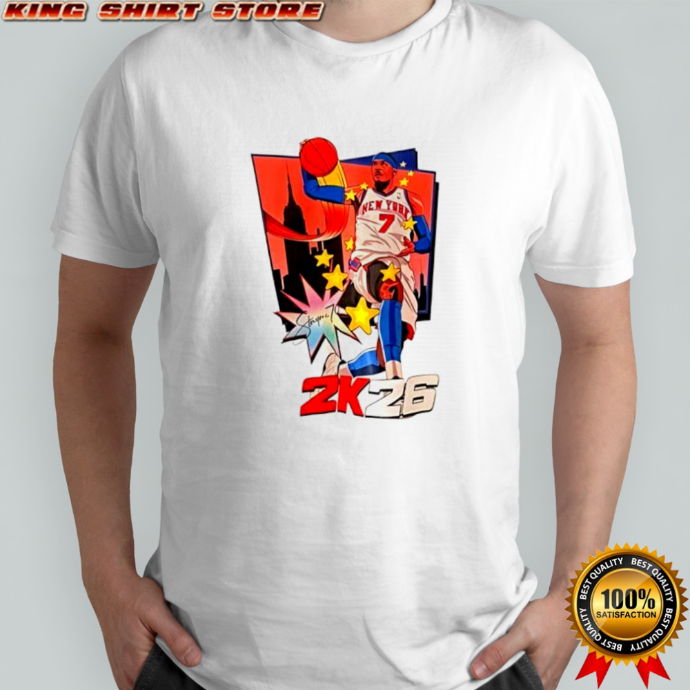 Carmelo Anthony York Knicks Nba 2K26 shirt