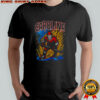 Carolina Hurricanes Skeleton Hockey Player on Ice shirt