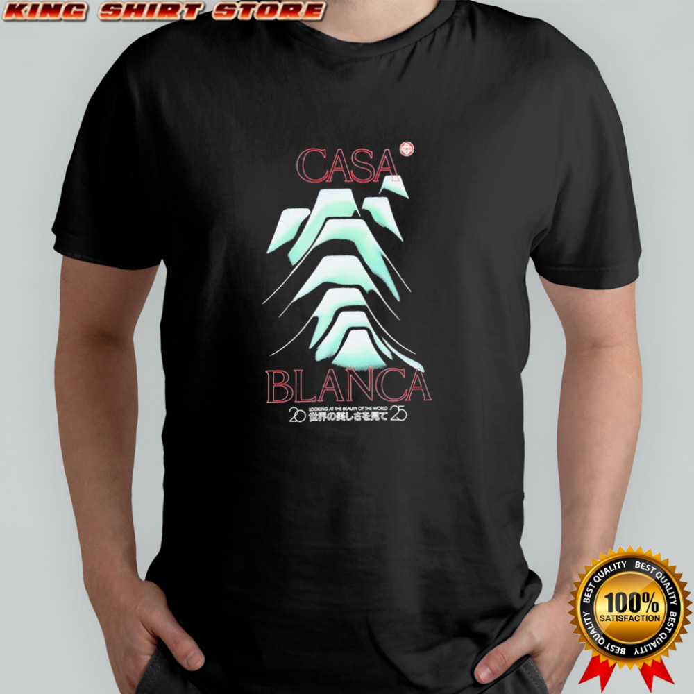 Casablanca Looking At The Beauty Of The World Frosty Mountain Screen 2025 T-shirt