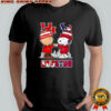 Charlie Brown and Snoopy Houston sports shirt