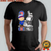 Charlie Brown and Snoopy vs Chicago Cubs and Chicago White Sox logo shirt