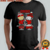 Charlie Brown Ohio State Buckeyes On Saturdays X Snoopy Cleveland Browns On Sundays Skyline T-Shirt