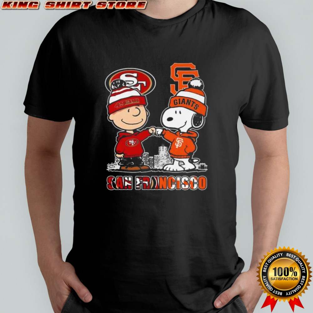 Charlie Brown San Francisco 49ers X Snoopy San Francisco Giants 2025 Shirt