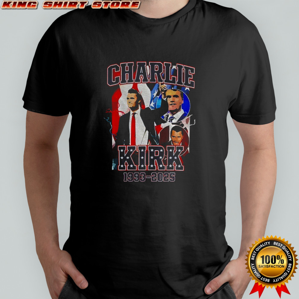 Charlie Kirk 1993 2025 great American patriot shirt