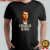 Charlie Kirk big face shirt