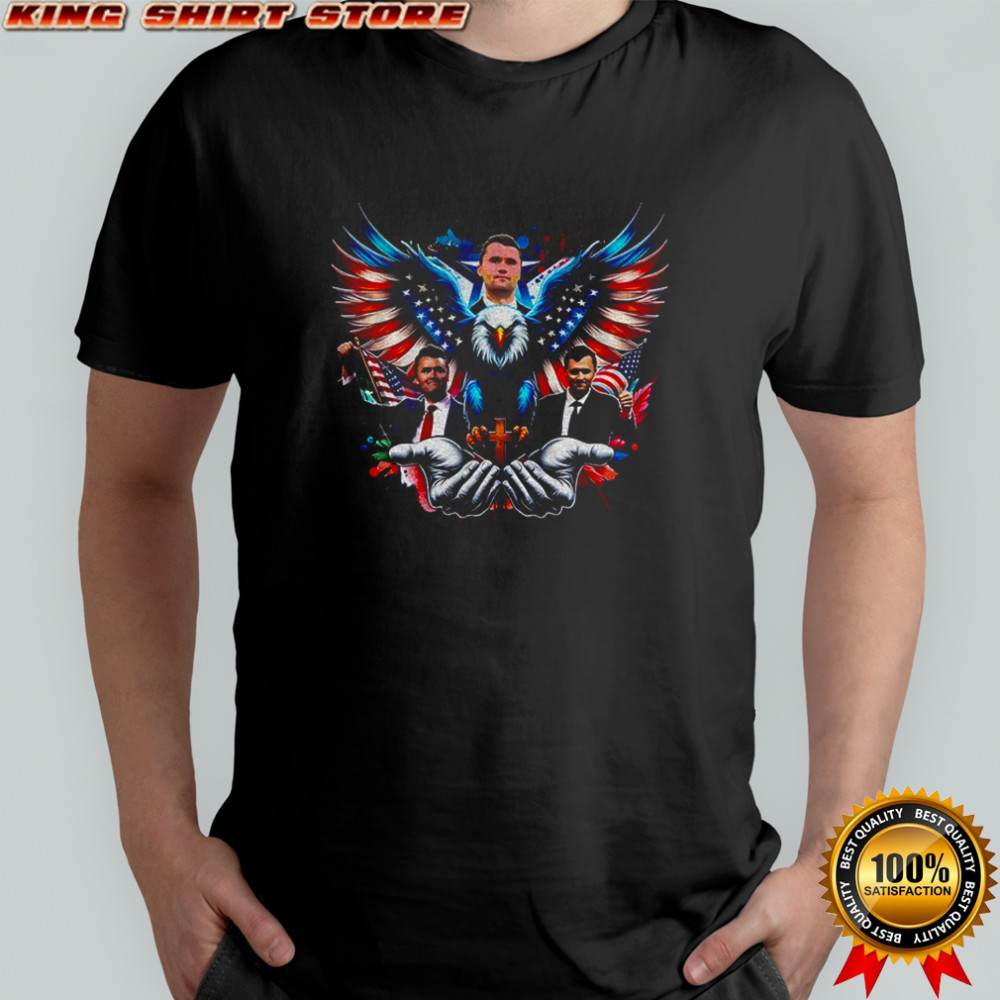 Charlie Kirk USA Patriotic Eagle Stand Strong shirt
