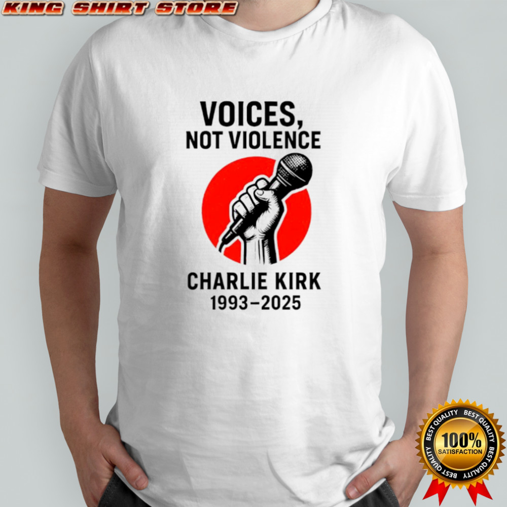 Charlie Kirk Voices not Violence Make America Great Again shirt Charlie Kirk Voices not Violence Make America Great Again shirt