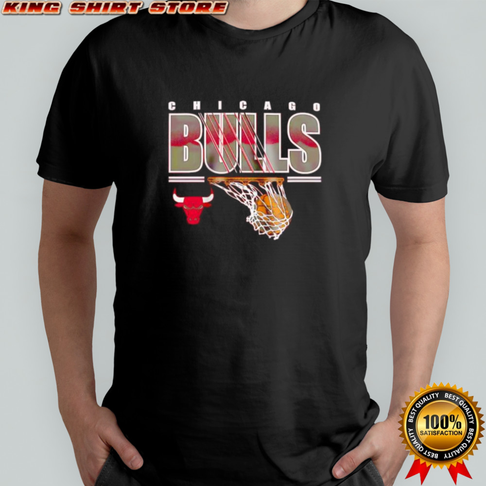 Chicago Bulls Basketball and Mascot Logo Shirt