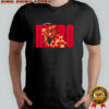 Chill Chimp Red Gun Retro Rifle shirt