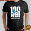 Christian Yelich Milwaukee Brewers baseball Back in the 100 club shirt