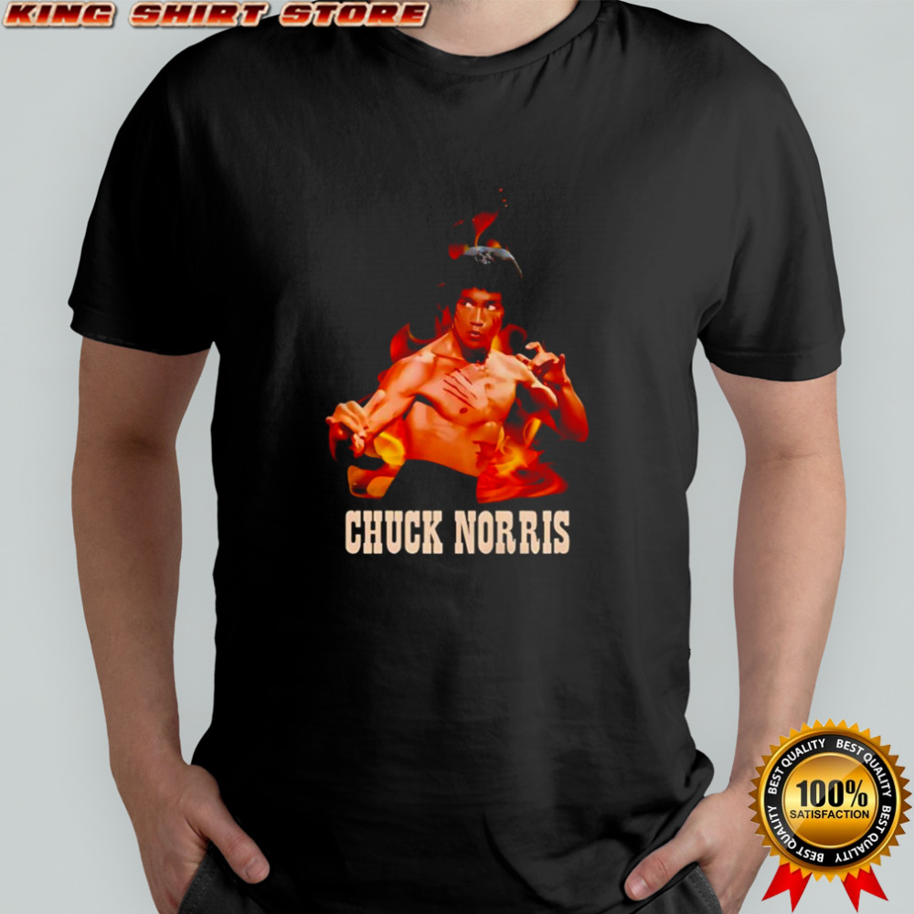 Chuck Norris Bruce Lee shirt