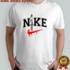 Chucky Knife Halloween Nike Logo shirt
