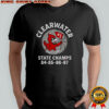Clearwater State Cardinal Football Champs 84-85-86-87 shirt