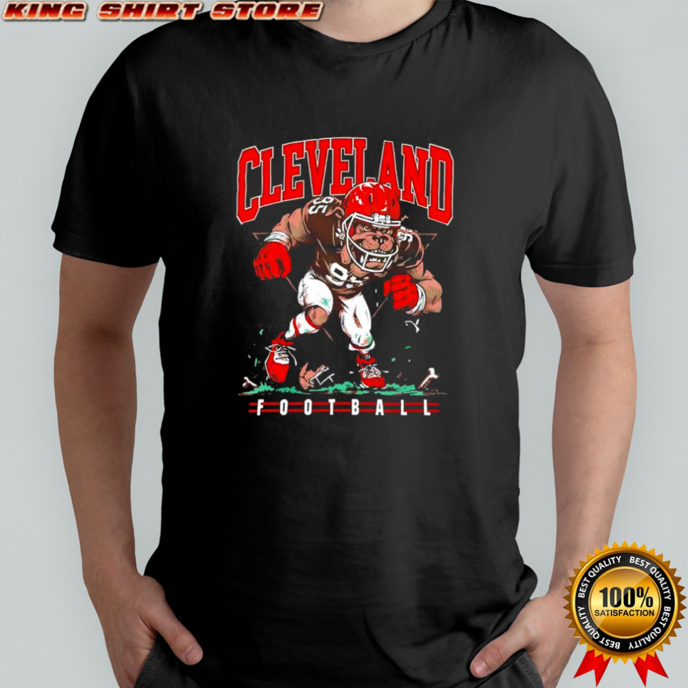 Cleveland Dawg Brown Football shirt