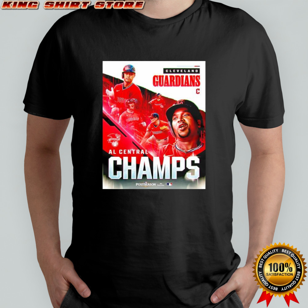 Cleveland Guardians AL Central Champs palyers poster shirt